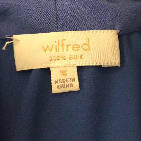 Aritzia Wilfred Sabine Silk Wrap Dress XS - Picture 2 of 3